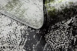 Tapis VINCI 1516 moderne Rosette vintage - Structural ivoire / vert