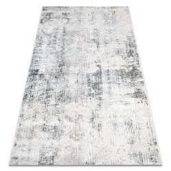 Tapis ACRYLIQUE ELITRA 6202 Abstraction vintage ivoire / bleu