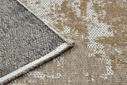 Dywan CASA Ekologiczny, EKO SIZAL Boho przecierany, vintage 2809 krem / żółty, z bawełny recyklingowanej