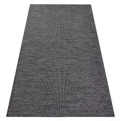 Tapis SISAL PATIO 2778 tissé à plat noir / beige