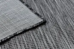 Tapis SISAL PATIO 2778 tissé à plat noir / beige
