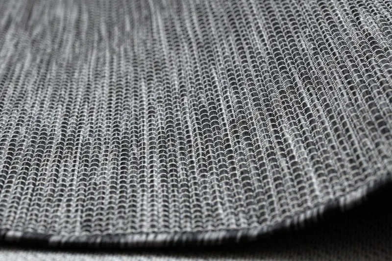 Tapis SISAL PATIO 2778 tissé à plat noir / beige