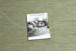 Dywan SZNURKOWY SIZAL płaskotkany PATIO 3075 romby zielony / beż