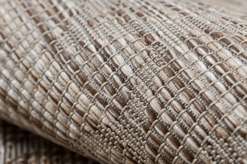 Dywan SZNURKOWY SIZAL płaskotkany PATIO 3077 Boho - naturalny, beż