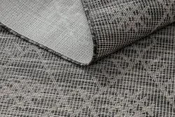 Tapis SISAL PATIO 3077 Boho tissé à plat - noir