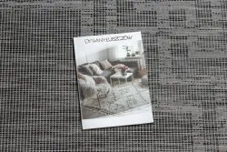 Tapis SISAL PATIO 3071 Grec cadre tissé à plat - noir