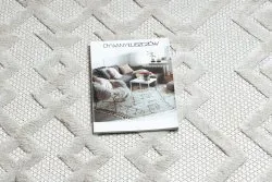 Dywan SANTO SZNURKOWY SIZAL 58389 romby, geometryczny, zygzak beż