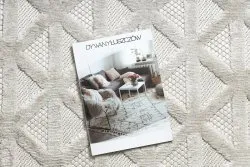 Dywan SANTO SZNURKOWY SIZAL 58500 Trójkąty, Geometryczny beż