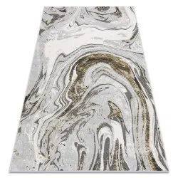 Tapis LIRA E1686 Abstrait, structuré, moderne, glamour - gris / or