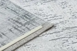 Dywan TULS nowoczesny, strukturalny, frędzle 51235 Vintage, przecierany, ramka antracyt