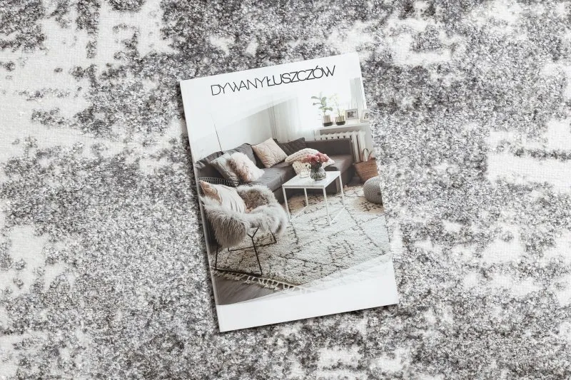 Dywan MATEO 8038/644 Nowoczesny vintage, przecierany - strukturalny szary