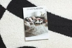 Dywan MODE 8531 abstrakcja krem / czarny