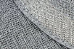 Tapis TIMO 5979 cercle SISAL extérieur cadre gris clair