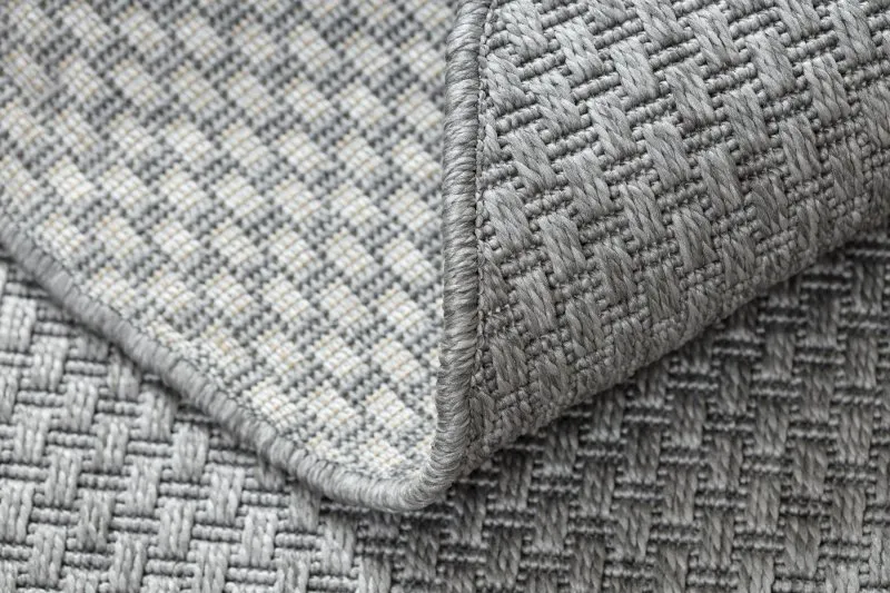 Dywan TIMO 6272 koło SZNURKOWY SIZAL outdoor jasny szary