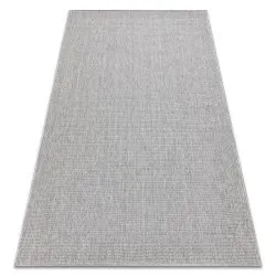 Dywan TIMO 5979 SZNURKOWY SIZAL outdoor ramka jasny szary