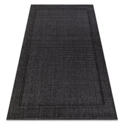 Tapis TIMO 5979 SISAL extérieur cadre noir