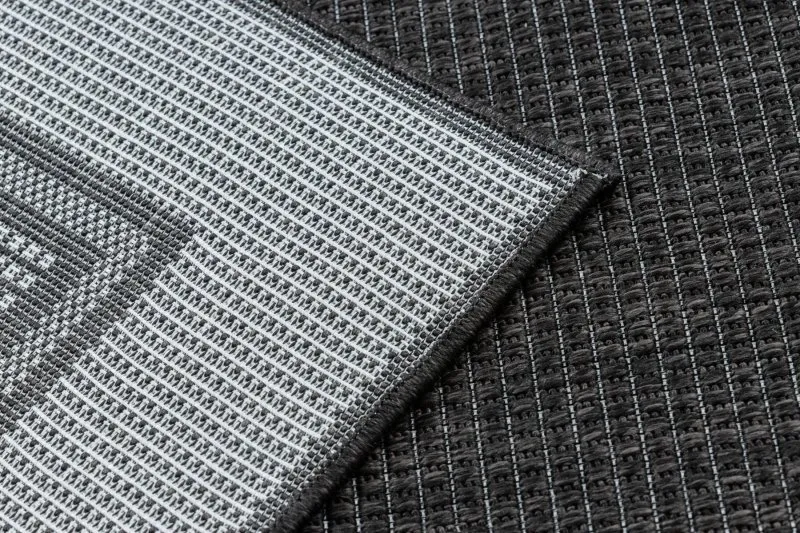 Tapis TIMO 5979 SISAL extérieur cadre noir