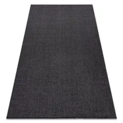 Tapis TIMO 6272 SISAL extérieur noir