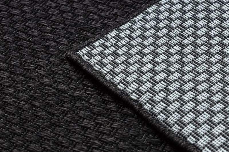 Tapis TIMO 6272 SISAL extérieur noir