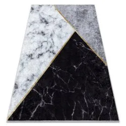 Tapis lavable MIRO 51330.804 Marbre, géométrique antidérapant - gris