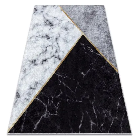 Tapis lavable MIRO 51330.804 Marbre, géométrique antidérapant - gris