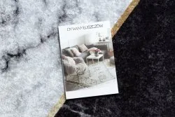 Tapis lavable MIRO 51330.804 Marbre, géométrique antidérapant - gris