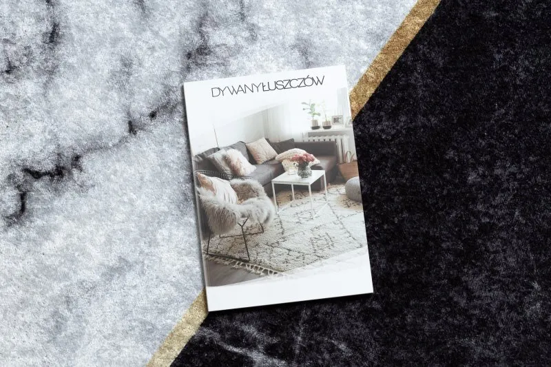 Tapis lavable MIRO 51330.804 Marbre, géométrique antidérapant - gris
