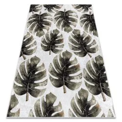 Tapis lavable MIRO 52102.801 Feuilles de monstère antidérapant - vert