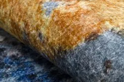 Tapis lavable MIRO 51774.802 Abstraction antidérapant - bleu / beige