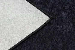 Tapis lavable MIRO 52025.802 Marbre, géométrique antidérapant - noir