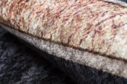 Tapis lavable MIRO 52025.802 Marbre, géométrique antidérapant - noir