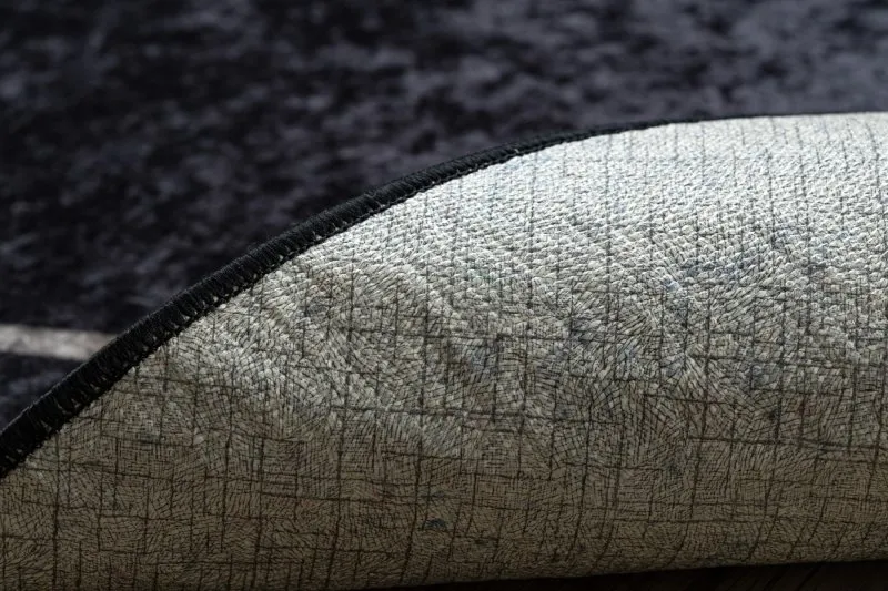 Tapis lavable MIRO 51233.811 Géométrique antidérapant - noir
