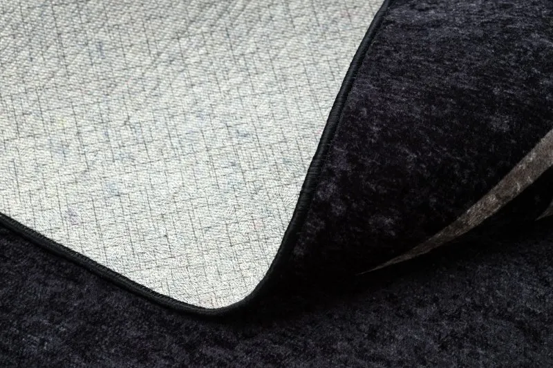 Tapis lavable MIRO 51233.811 Géométrique antidérapant - noir