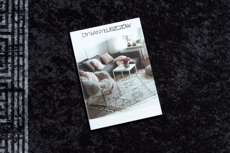 Tapis lavable MIRO 51223.807 Marbre, grec antidérapant - noir / blanc