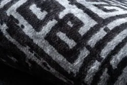 Tapis lavable MIRO 51223.807 Marbre, grec antidérapant - noir / blanc