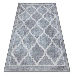 Tapis lavable MIRO 51639.805 Treillis antidérapant - gris