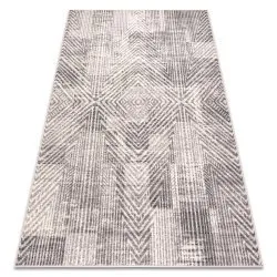 Dywan wełniany ANGEL 7890 / 52042 Jodełka, chevron beż / szary