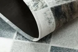 Dywan PATCHWORK 21716 beż - Skóra bydlęca