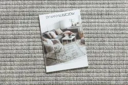 Tapis ORIGI 3583 gris - ficelle SISAL tissée à plat