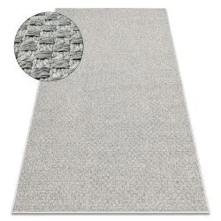 Tapis ORIGI 3661 gris - ficelle SISAL tissée à plat
