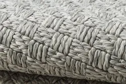 Tapis ORIGI 3661 gris - ficelle SISAL tissée à plat