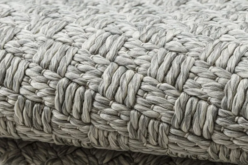 Tapis ORIGI 3661 gris - ficelle SISAL tissée à plat
