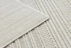 Dywan JERSEY 19233 krem - Linie, pętelkowy, strukturalny BOHO