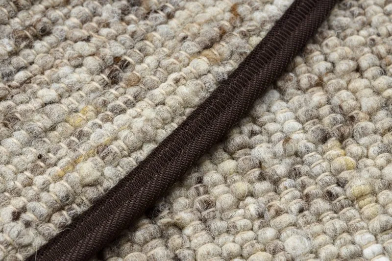 Dywan NEPAL 2100 koło sand, beż - wełniany, dwustronny, naturalny