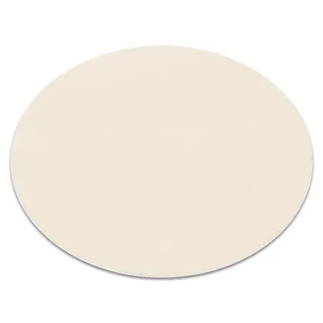 Tapis de lavage moderne LINDO cercle crème, antidérapant, shaggy