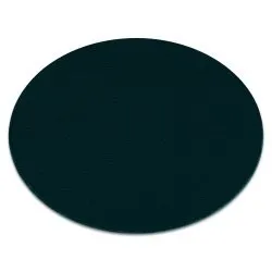 Tapis de lavage moderne LINDO cercle vert, antidérapant, shaggy