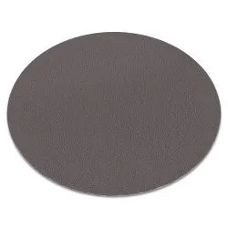 Tapis de lavage moderne LINDO cercle gris, antidérapant, shaggy