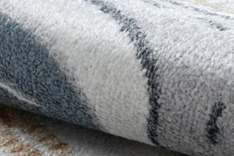 Tapis BONO 8283 cercle Rue, animaux crème / gris clair