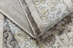 Dywan BLISS Z204AZ128 krem / beż - Ramka, ornament, nowoczesny, strukturalny 