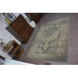 Tapis moderne DROP JASMINE 456 en beige, parfait pour le salon